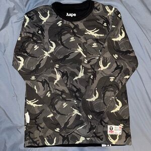 Aape Camo Reversible Long Sleeve Shirt